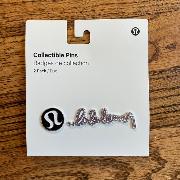 Lululemon Collectable Pins 2 Pack - Picture 1 of 2